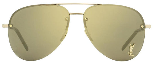 Saint Laurent Unisex  Sunglasses Classic 11 M 004 Gold/Black 59mm