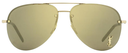 Saint Laurent Unisex  Sunglasses Classic 11 M 004 Gold/Black 59mm