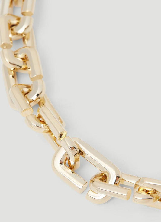 Marc Jacobs J Marc Logo-Engraved Chain-Linked Necklace