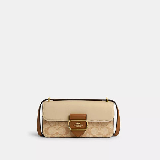 Coach Outlet Morgan Crossbody In Blocked Signature Canvas