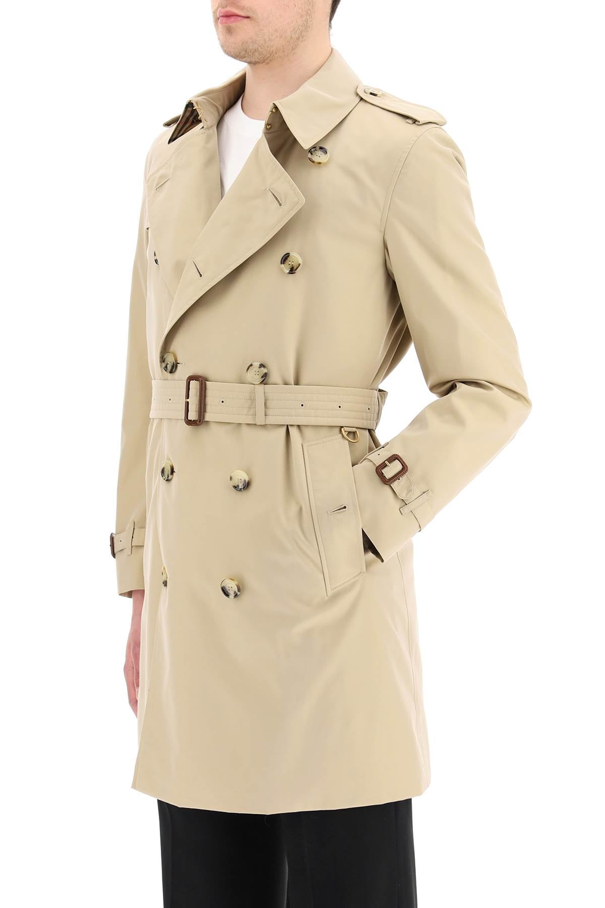 Burberry kensington midi trench coat