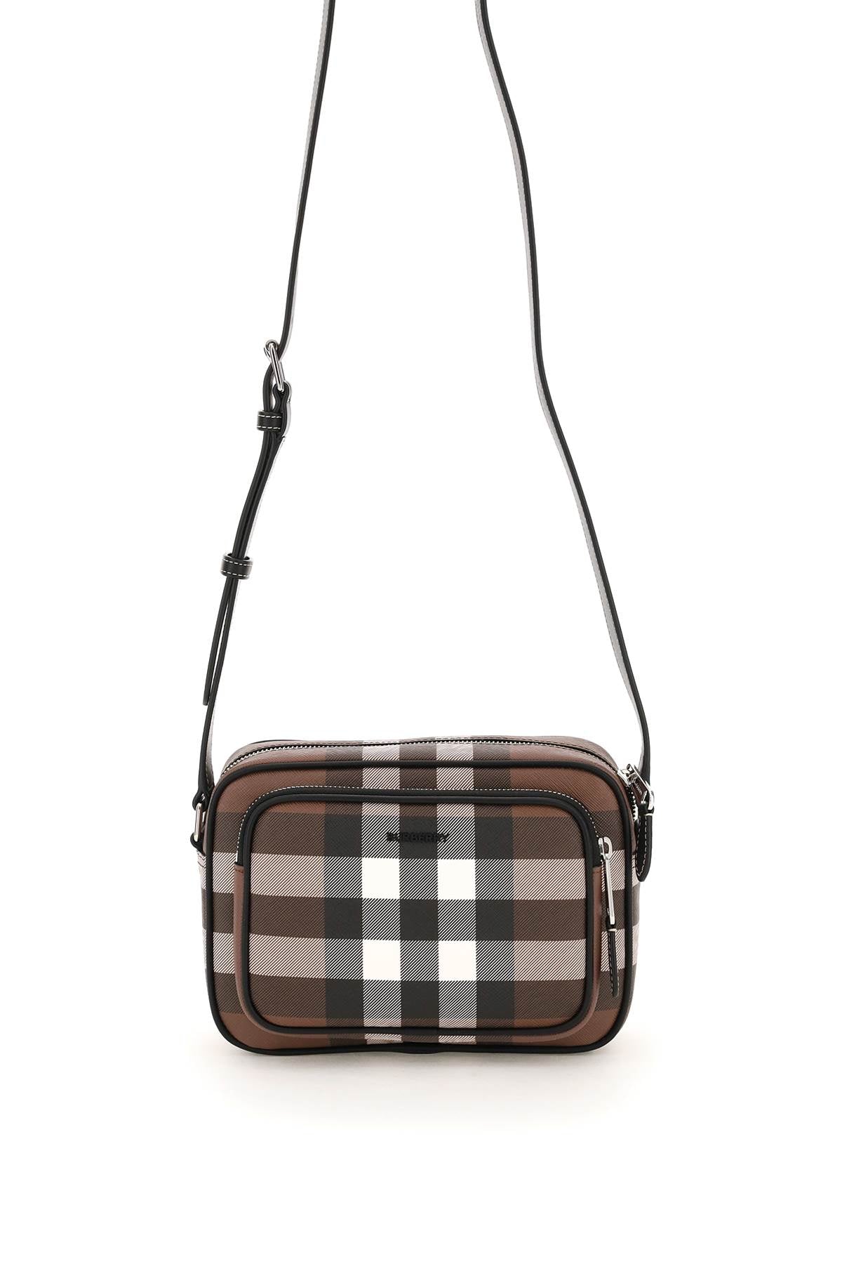 Burberry check motif crossbody bag