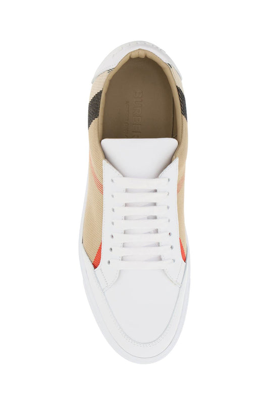 Burberry check sneakers