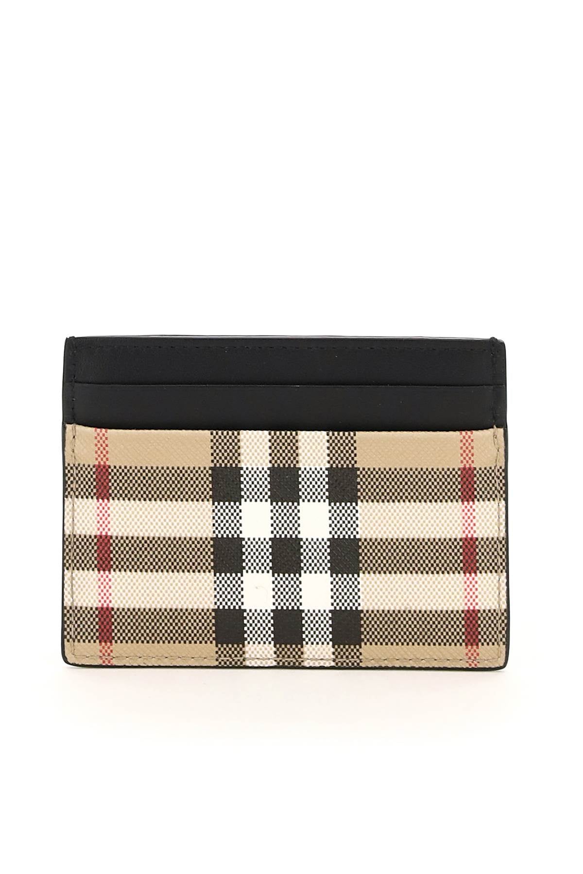 Burberry vintage check card holder