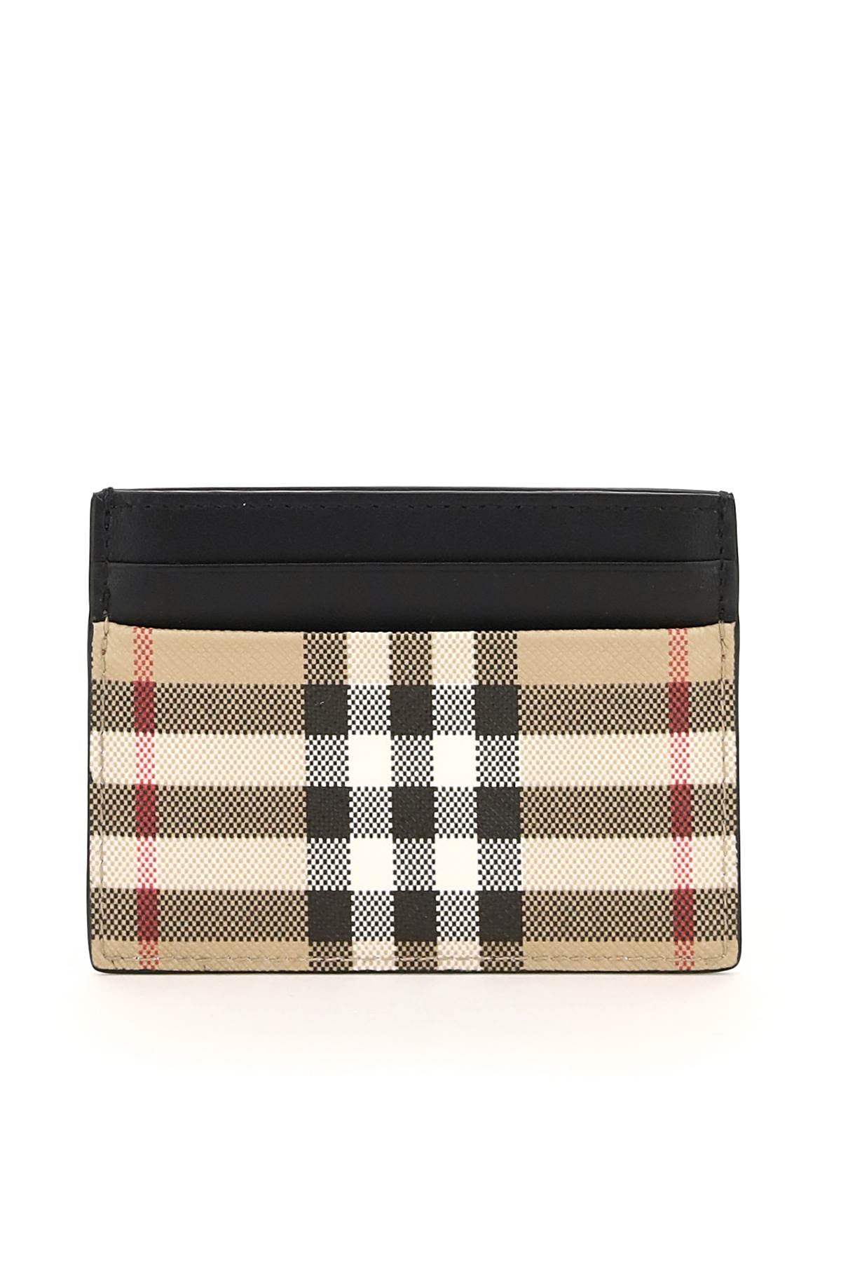 Burberry vintage check card holder