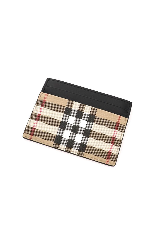 Burberry vintage check card holder