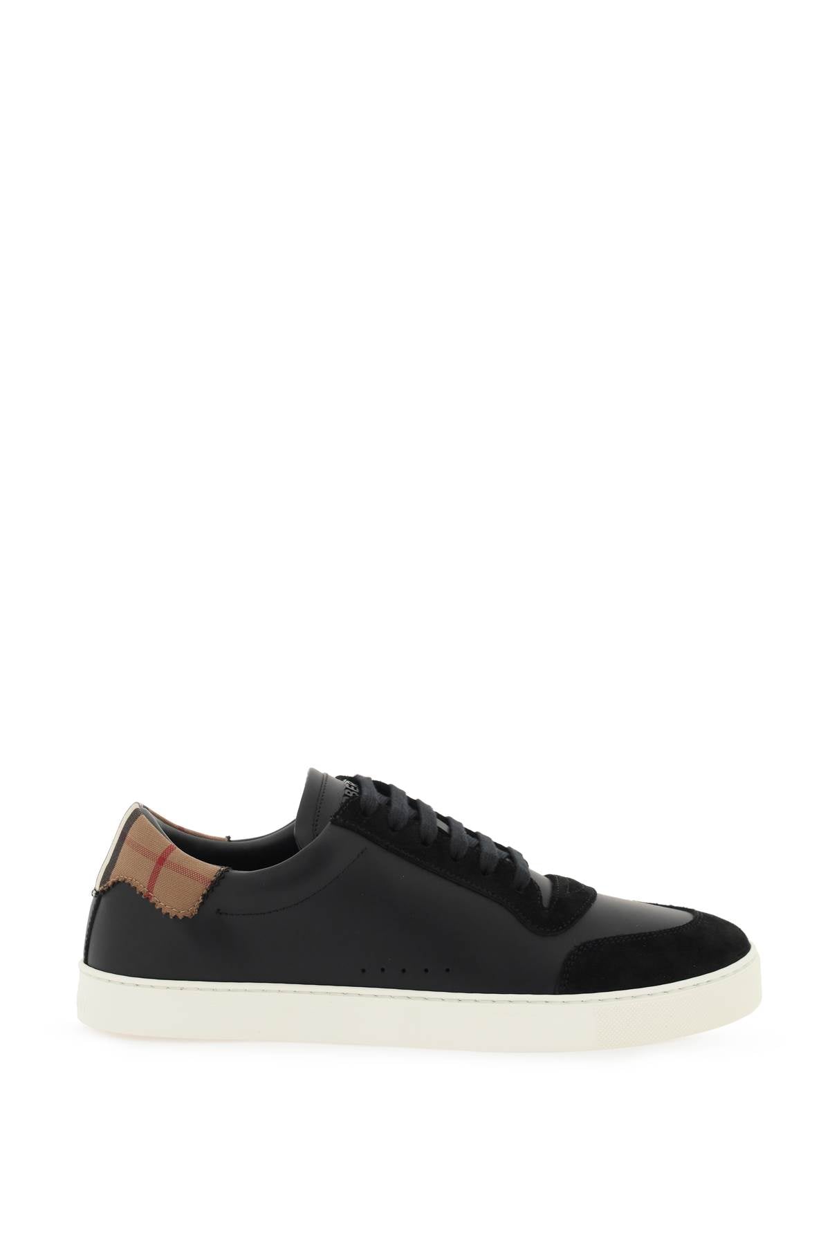 Burberry low-top leather sneakers