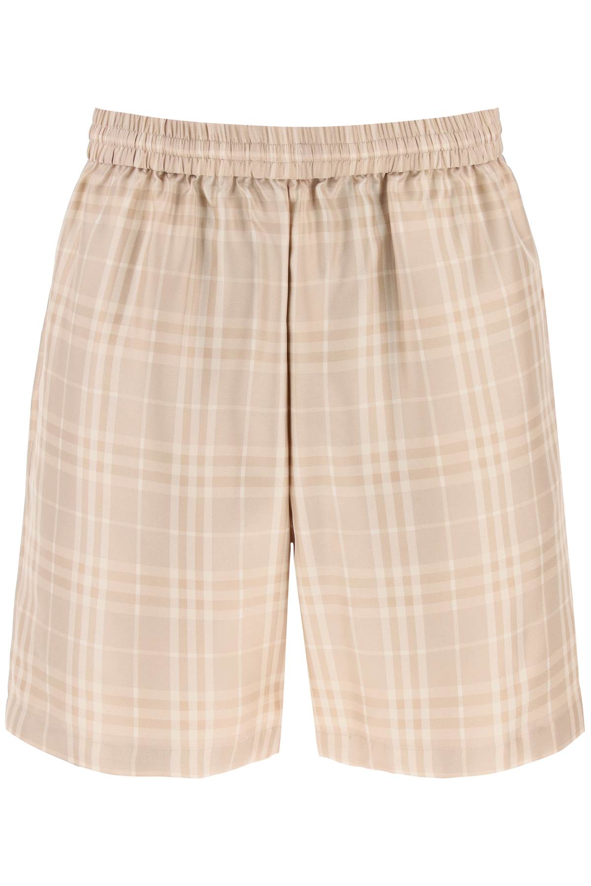 Burberry tartan silk shorts