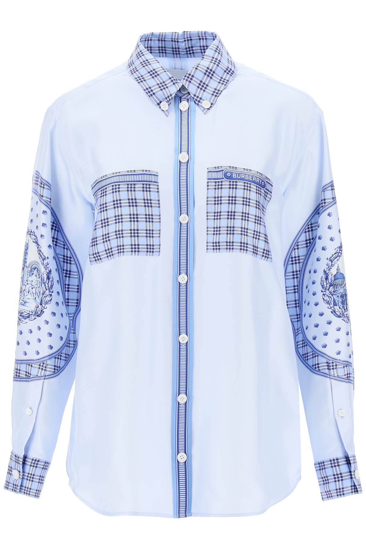 Burberry shirt in printed silk