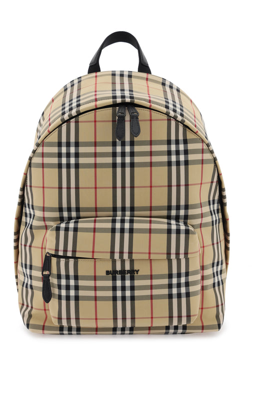 Burberry check backpack