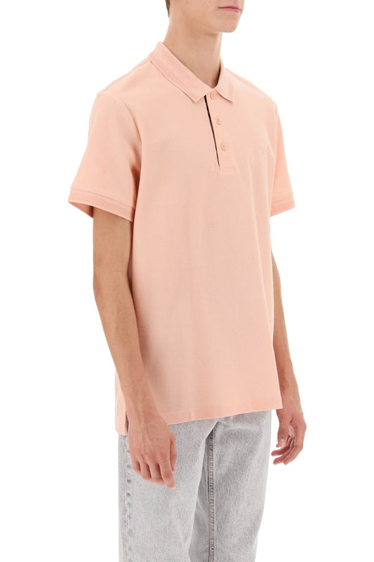 Burberry eddie polo shirt in organic piqué