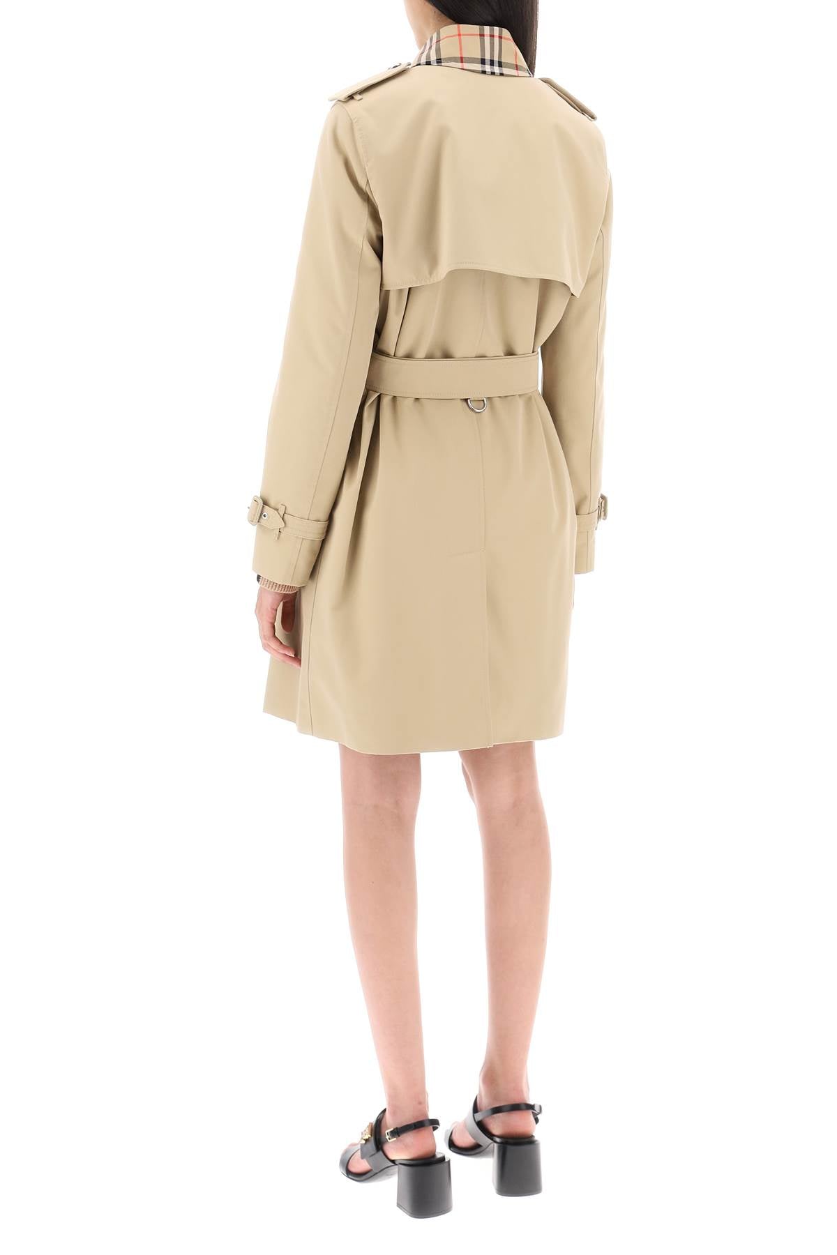 Burberry montrose double-breasted trench coat