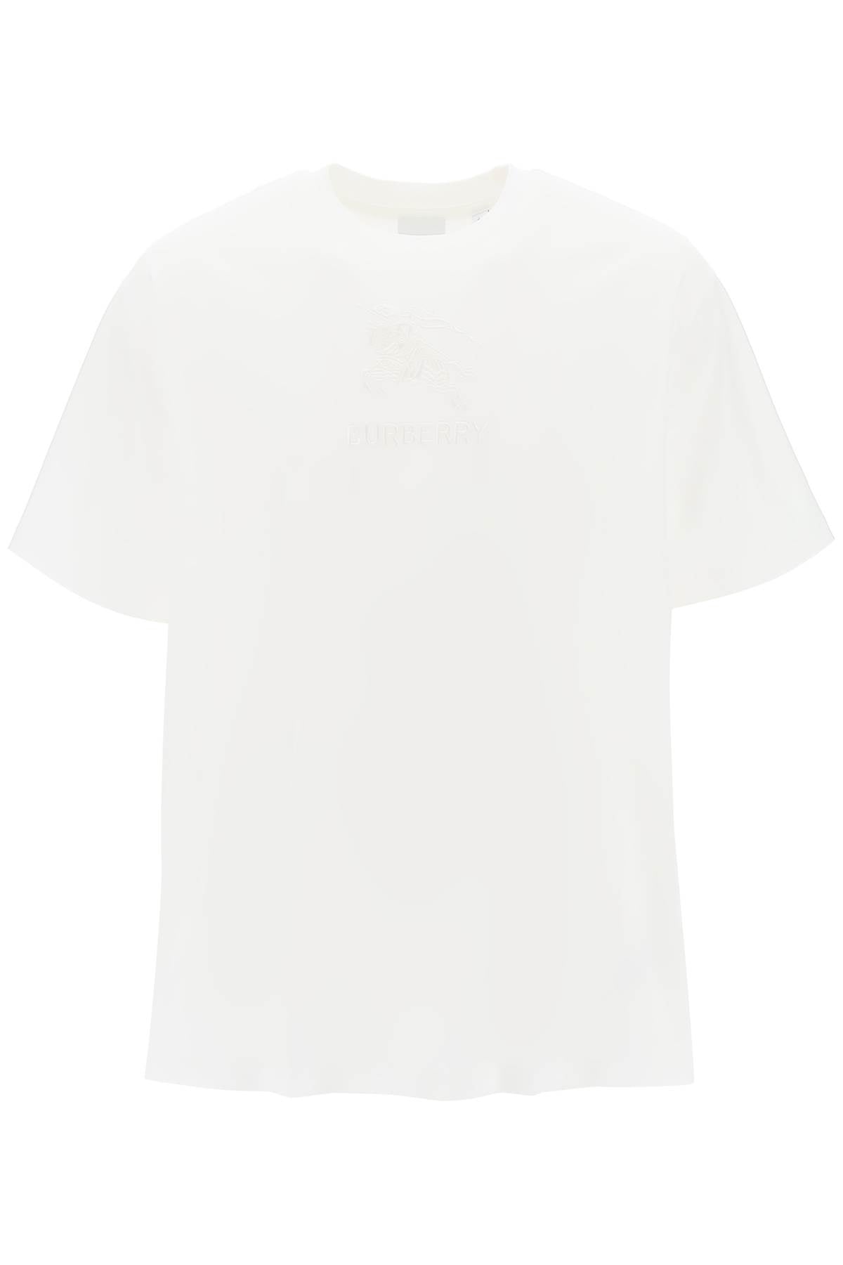 Burberry tempah t-shirt with embroidered ekd