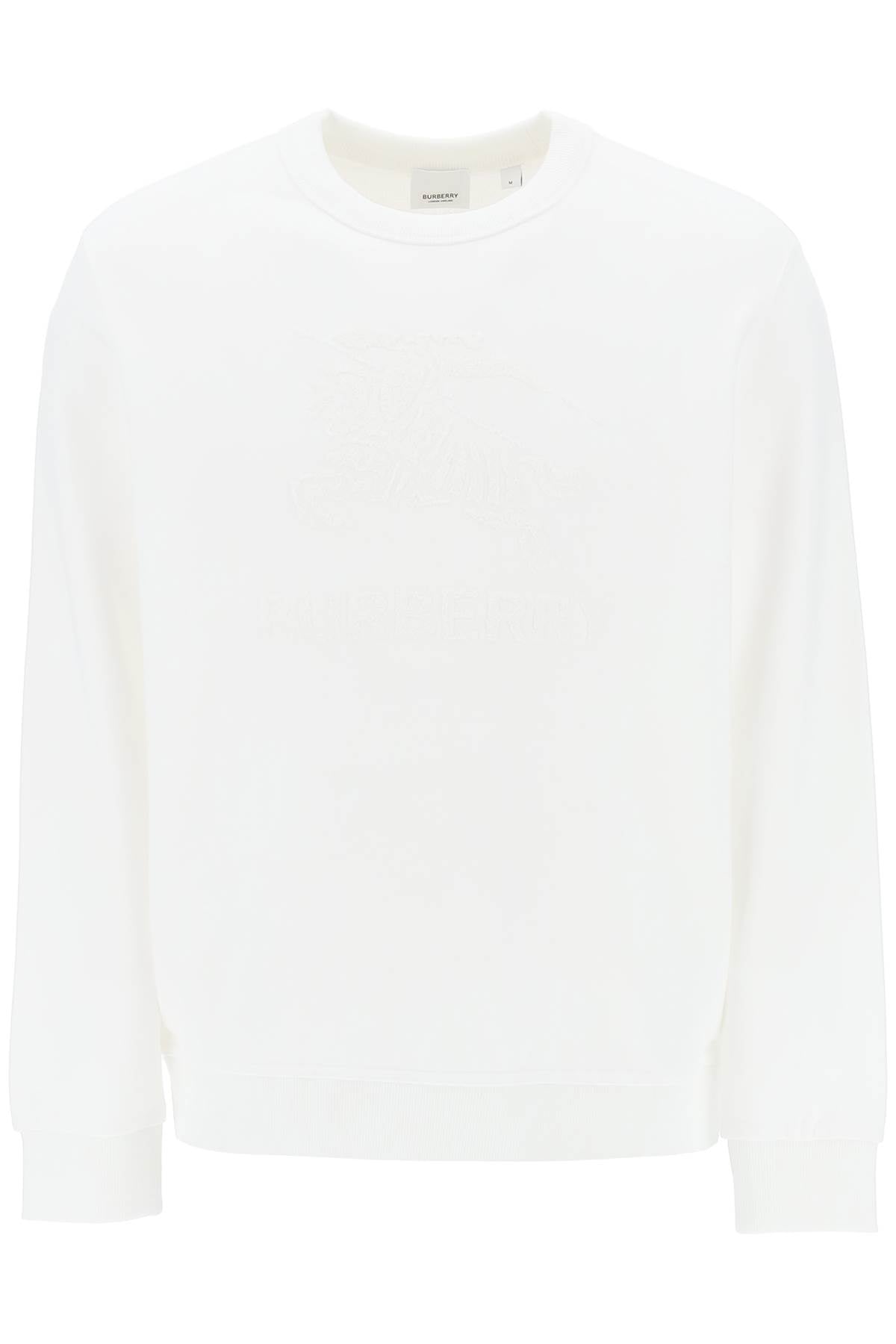 Burberry 'rayner' crew-neck sweatshirt with equestrian knight