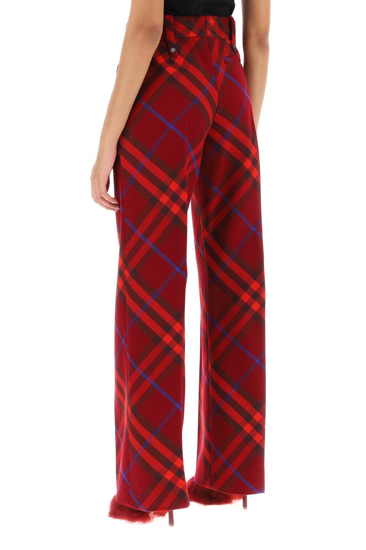 Burberry burberry check wool pants