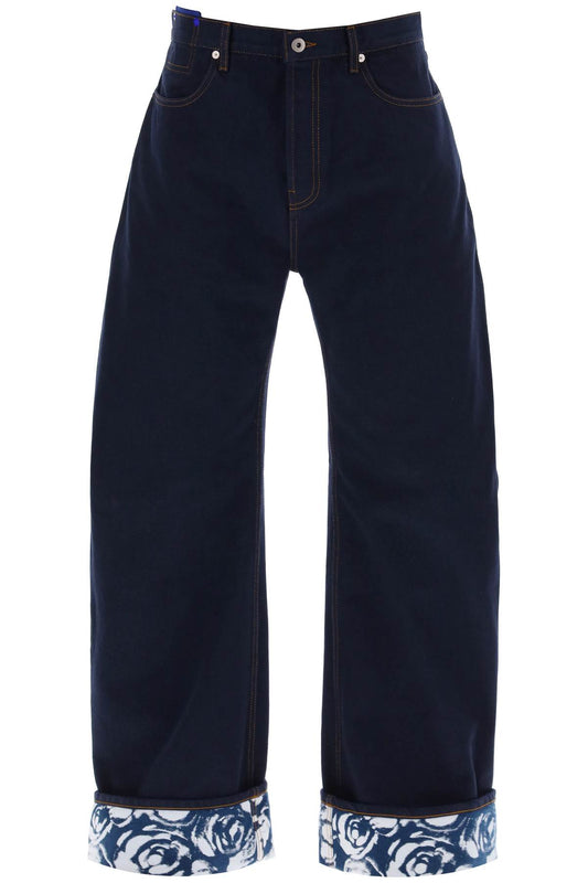 Burberry jeans baggy in denim giapponese