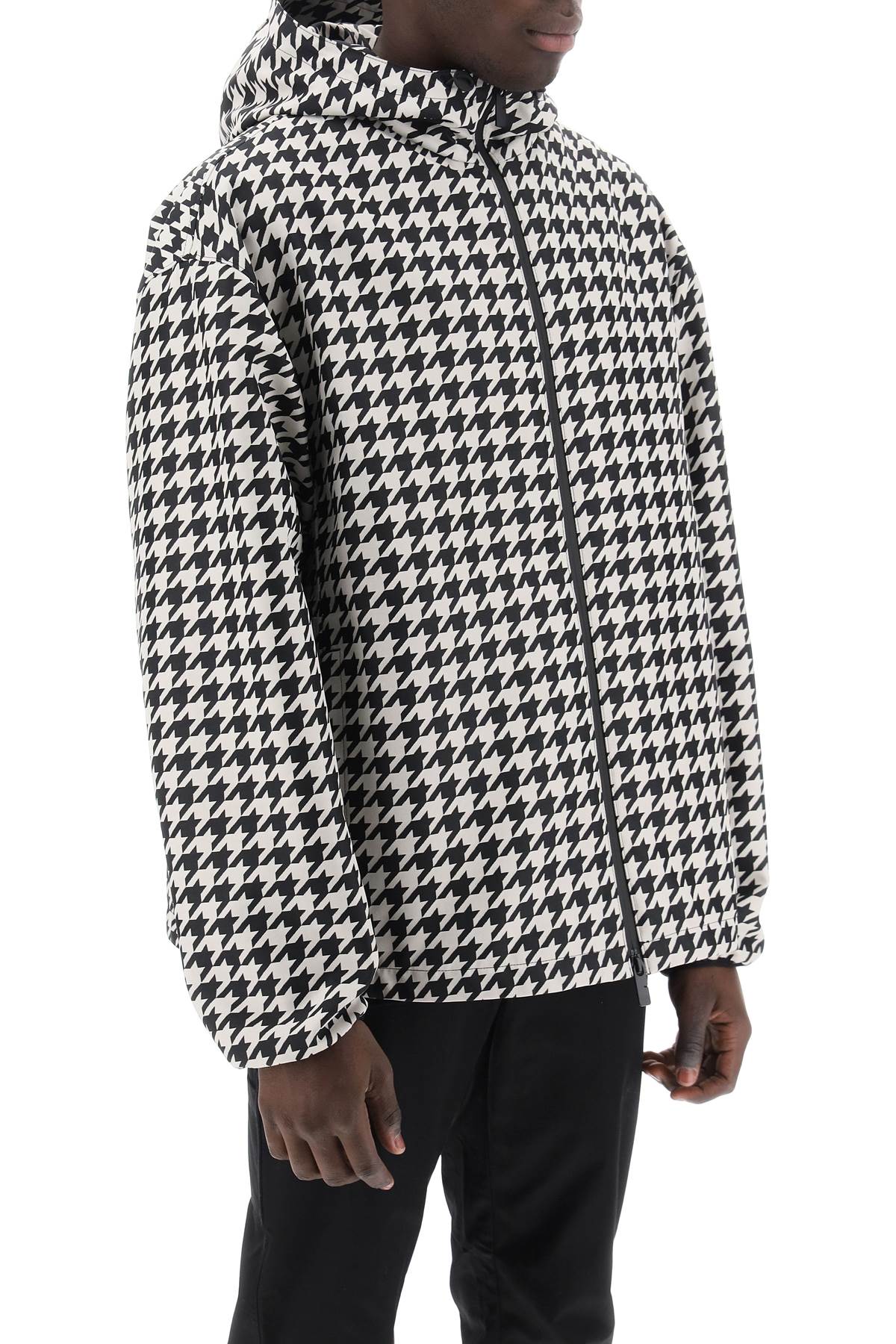 Burberry houndstooth windbreaker jacket