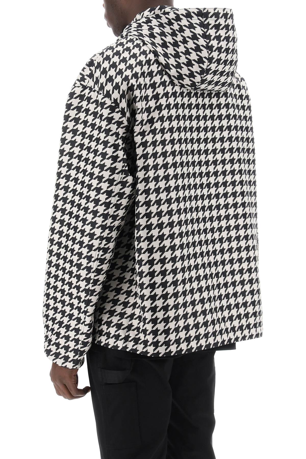 Burberry houndstooth windbreaker jacket