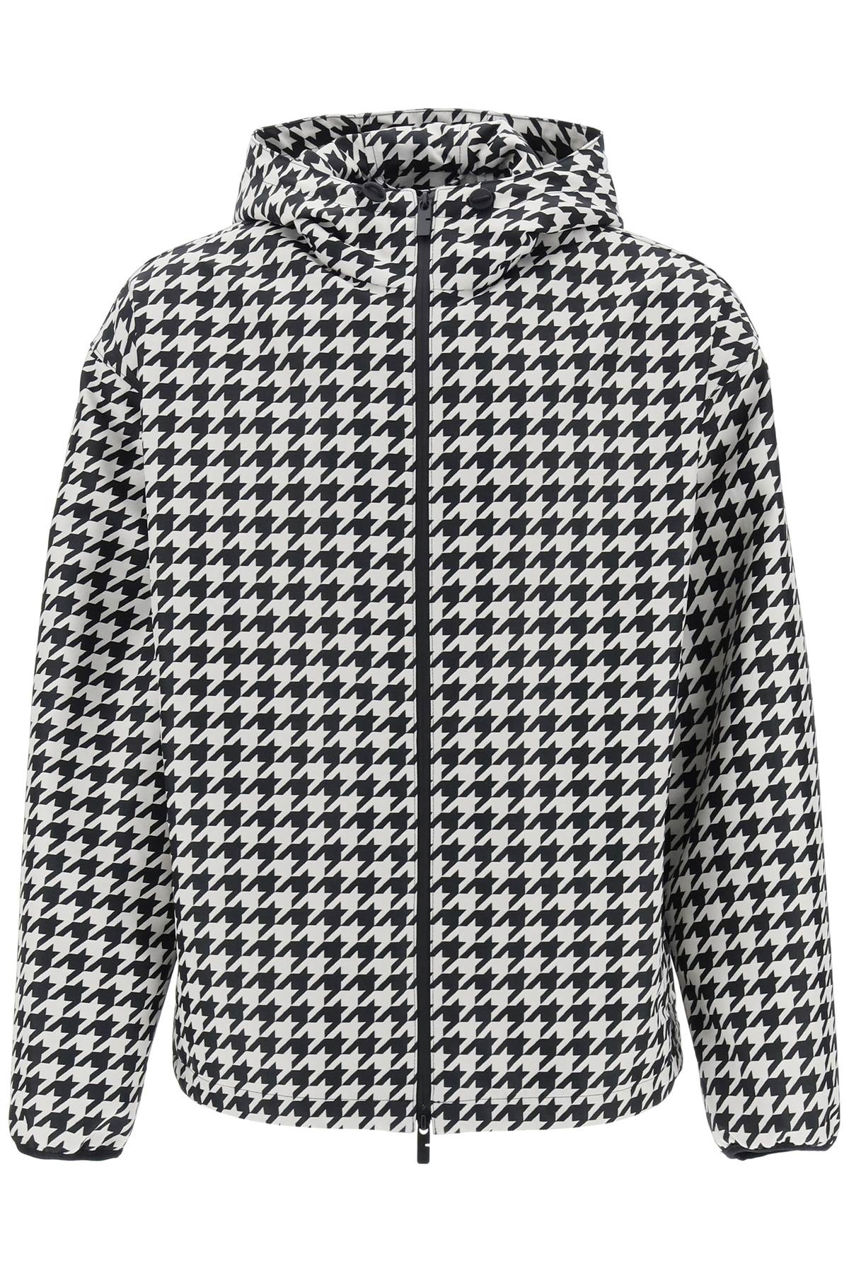 Burberry houndstooth windbreaker jacket