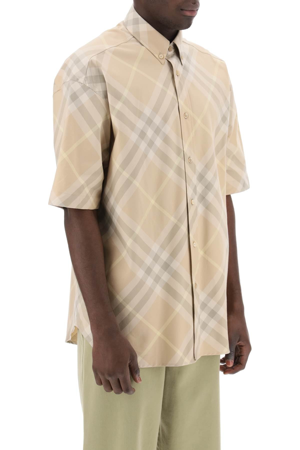 Burberry "organic cotton checkered shirt