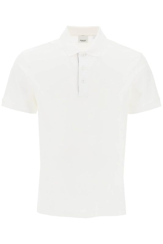 Burberry eddie organic pique polo shirt