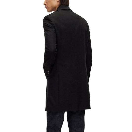 Men's Slim-Fit Virgin-Wool Blend Coat