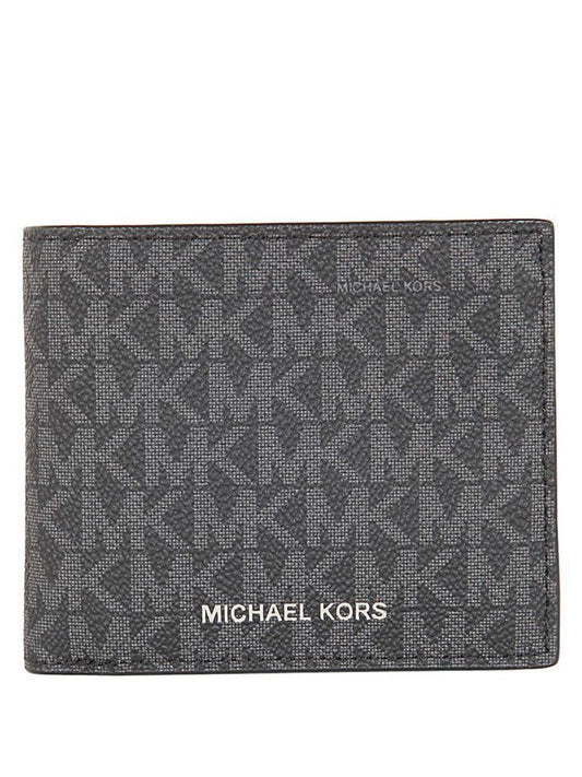 Michael Kors Greyson Logo Plaque Bi-Fold Wallet