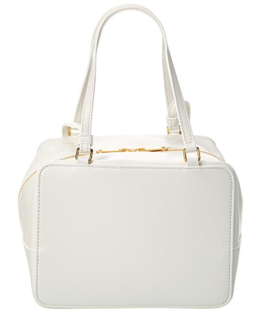 CELINE Folded Cube Leather Satchel