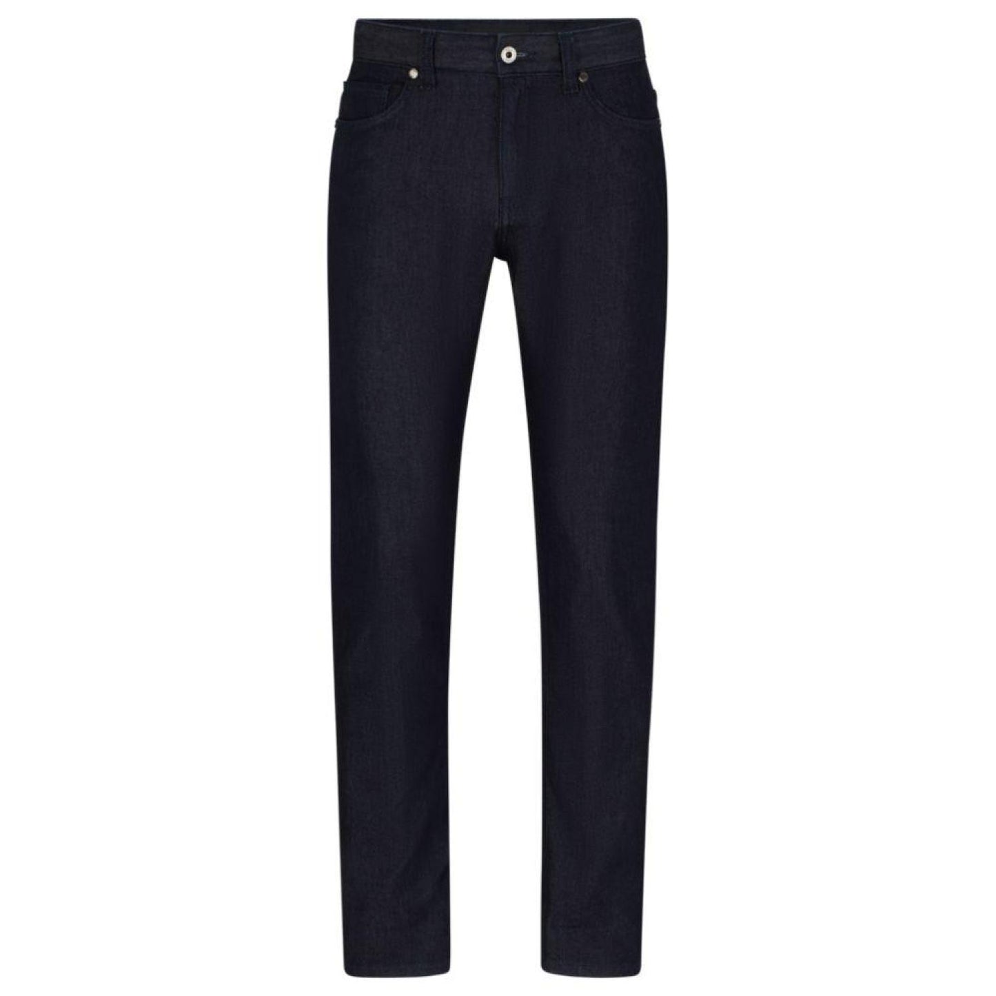 Slim-fit jeans in Italian stretch denim with silk