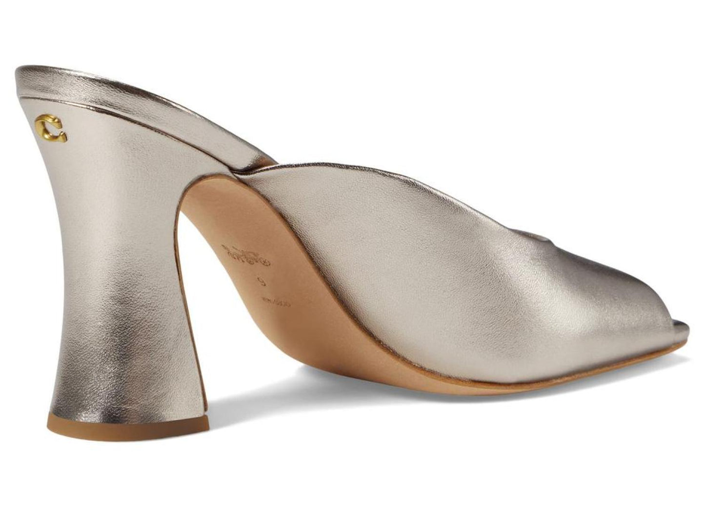 Laurence Metallic Leather Sandal