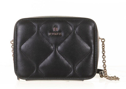 Furla Logo Lettering Zipped Shoulder Bag