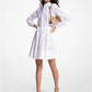 Eyelet Cotton Shirtdress