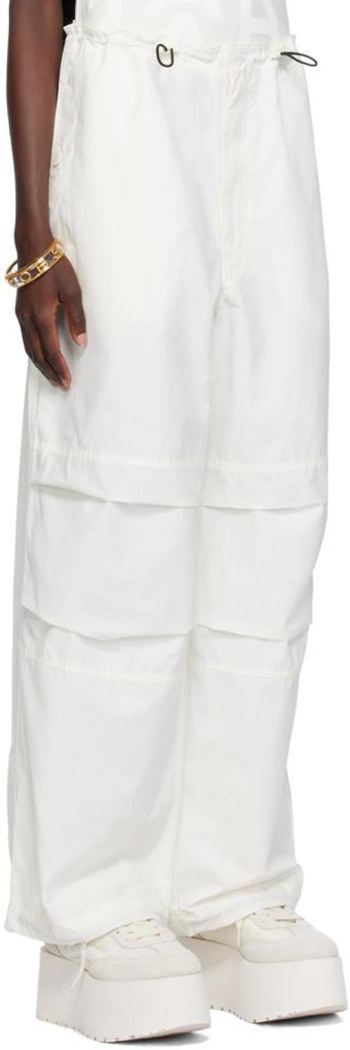 White 'The Balloon' Trousers