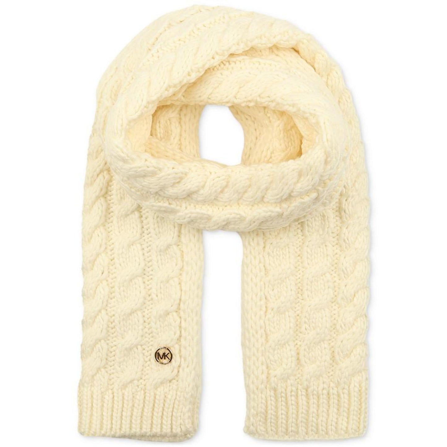 Women's Moving Cables Knit Scarf