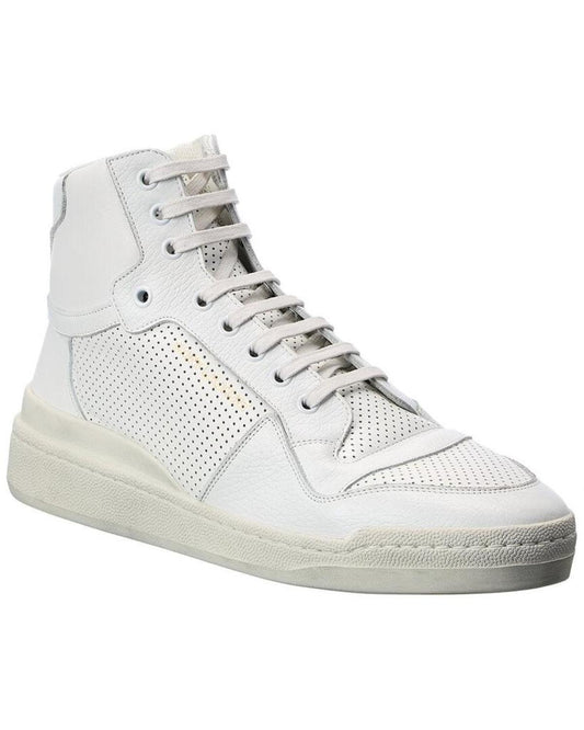 Saint Laurent Leather High-Top Sneaker