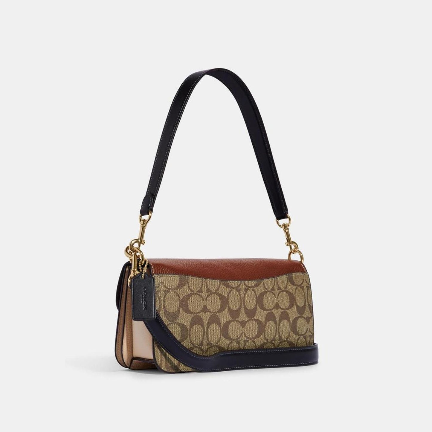 Coach Outlet Morgan Shoulder Bag In Colorblock Signature Canvas