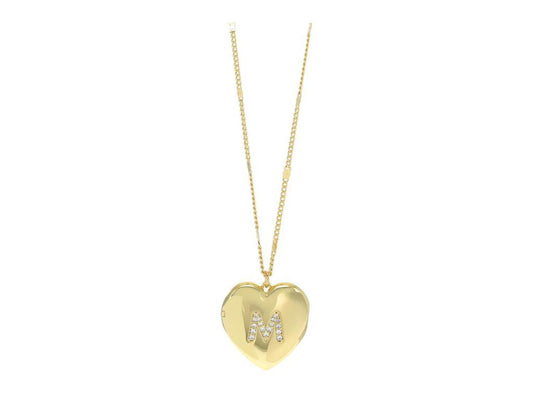 M Heart Locket