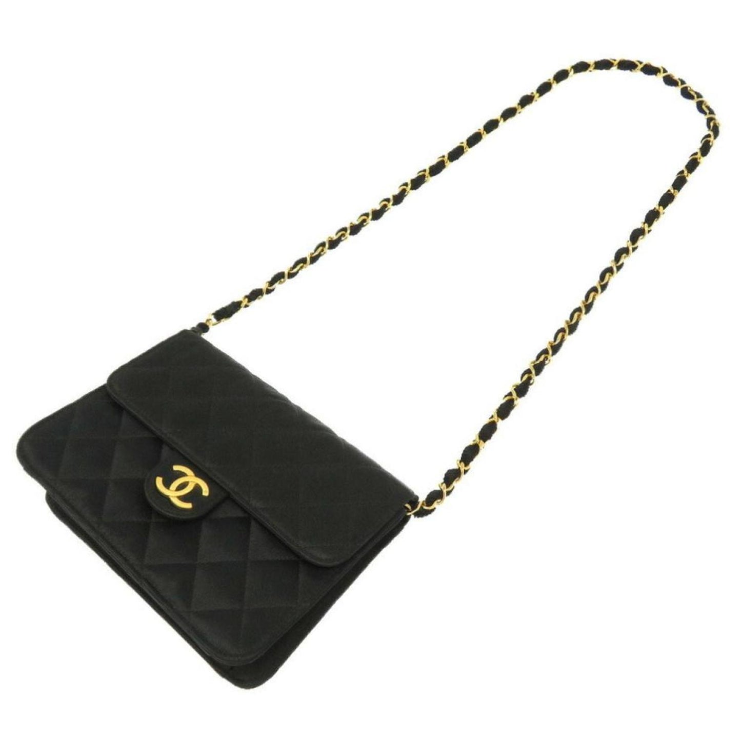 Chanel Mini Matelassé  Silk Shoulder Bag (Pre-Owned)