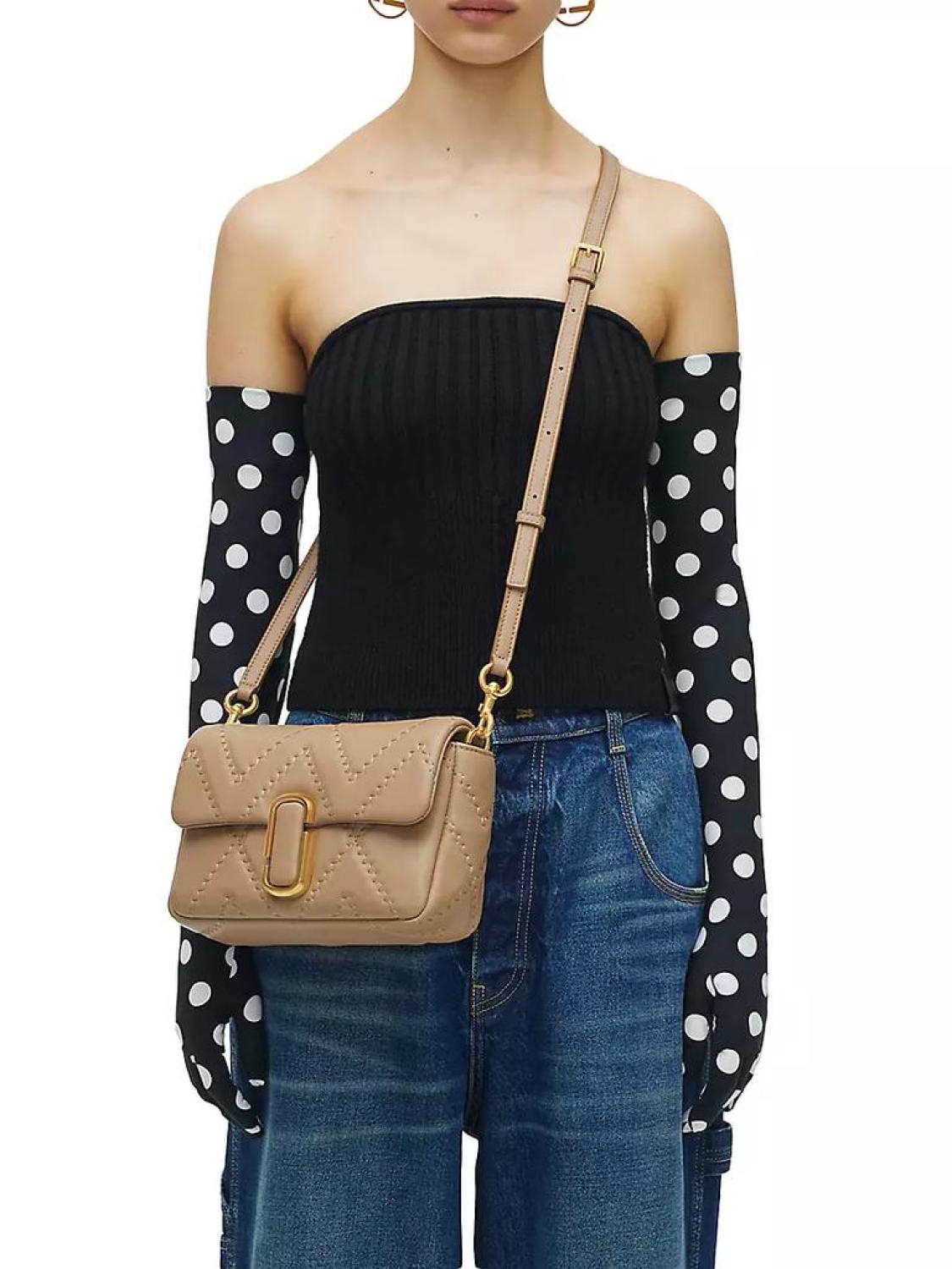 The Quilted Leather J Marc Shoulder Bag