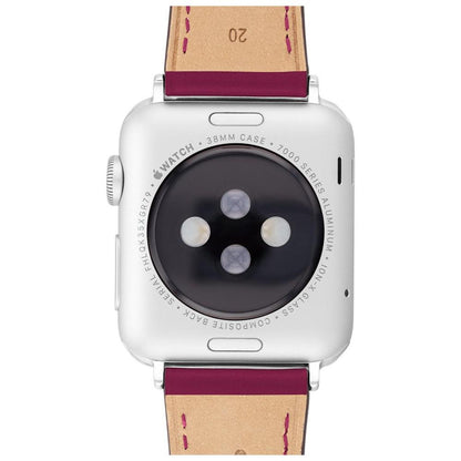 Hyacinth Leather Apple Strap, 38, 40, 41mm