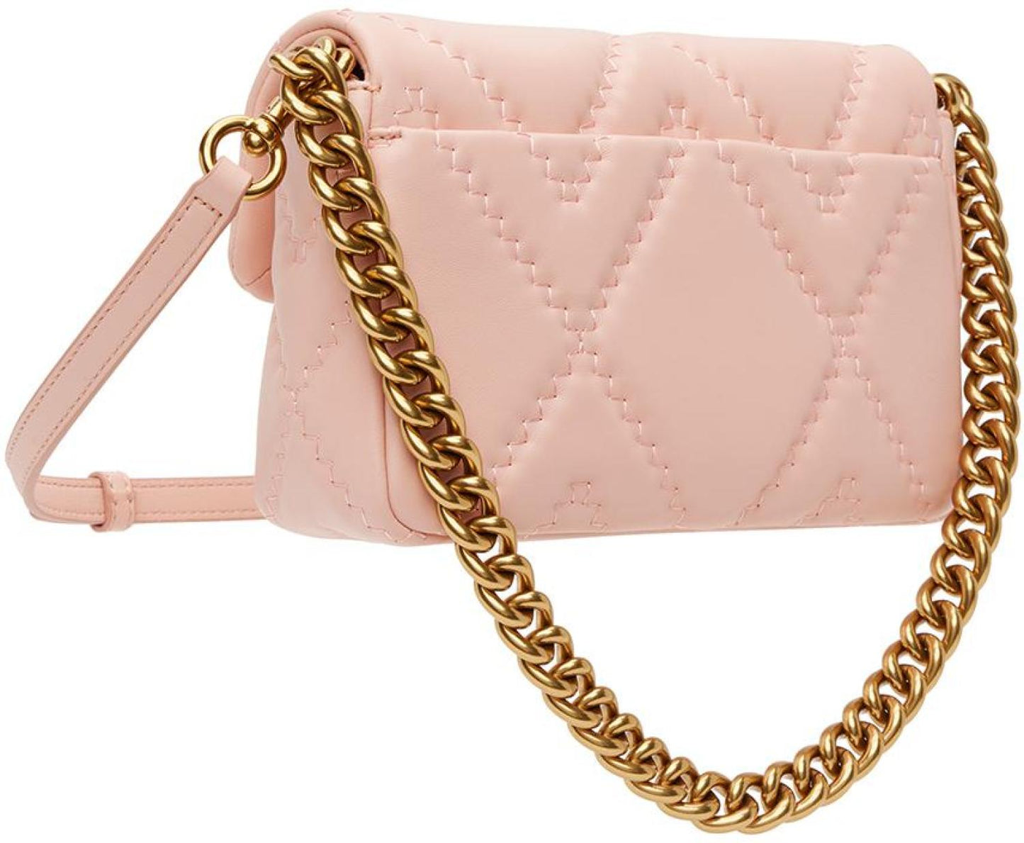 Pink 'The Quilted Leather J Marc' Shoulder Bag