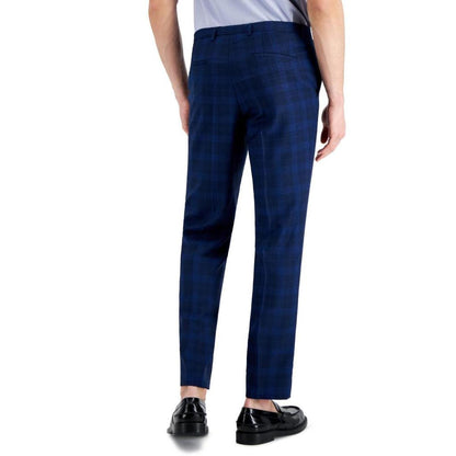 Mens Flat Front Business Suit Pants