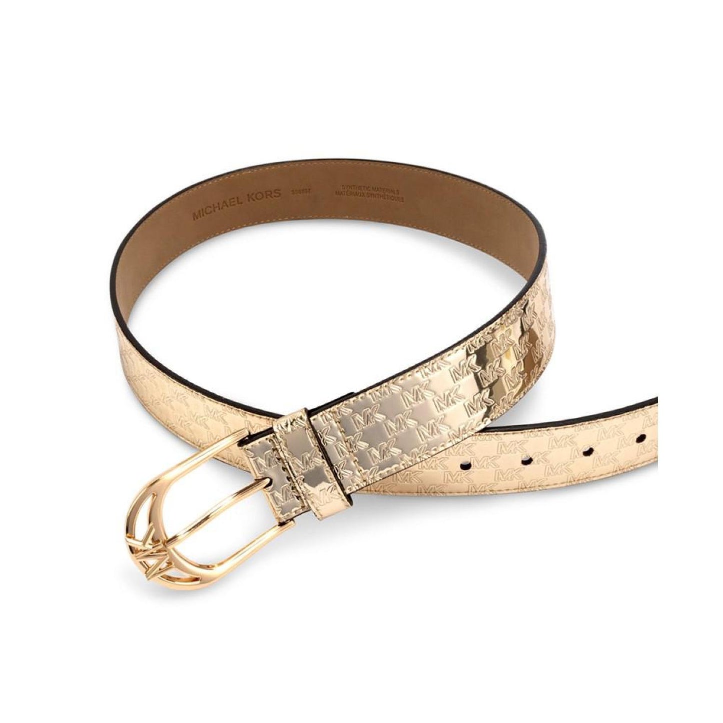 Women's Metallic Logo Belt