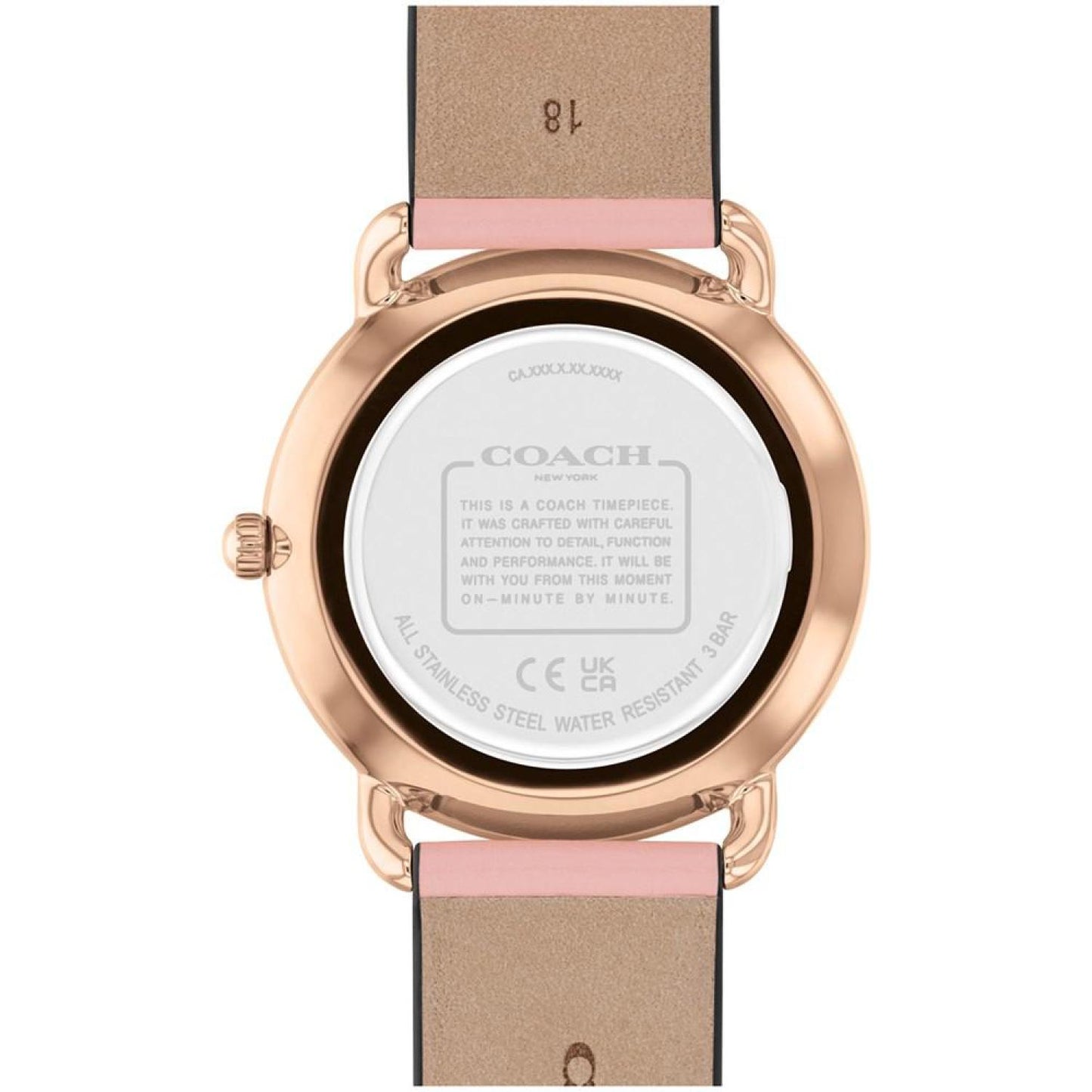 Women's Elliot Blush Leather Strap Watch 36mm