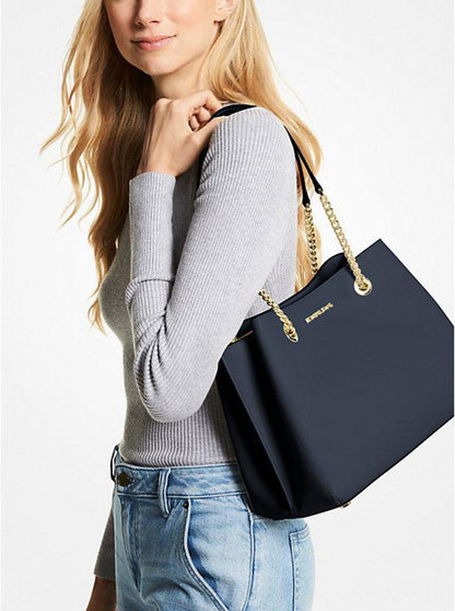 Teagan Large Pebbled Leather Shoulder Bag