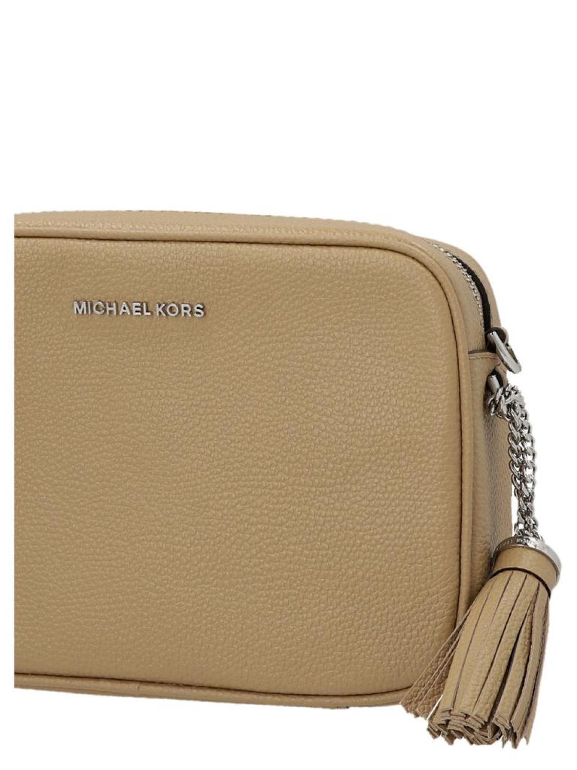 Michael Michael Kors Ginny Logo Plaque Crossbody Bag