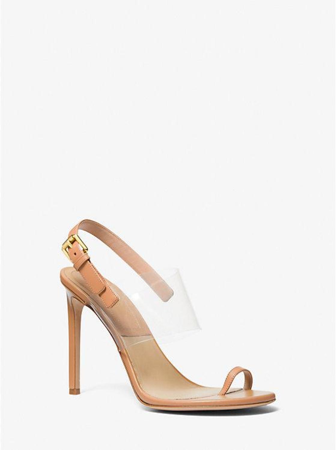 Catherine Leather and Vinyl Sandal