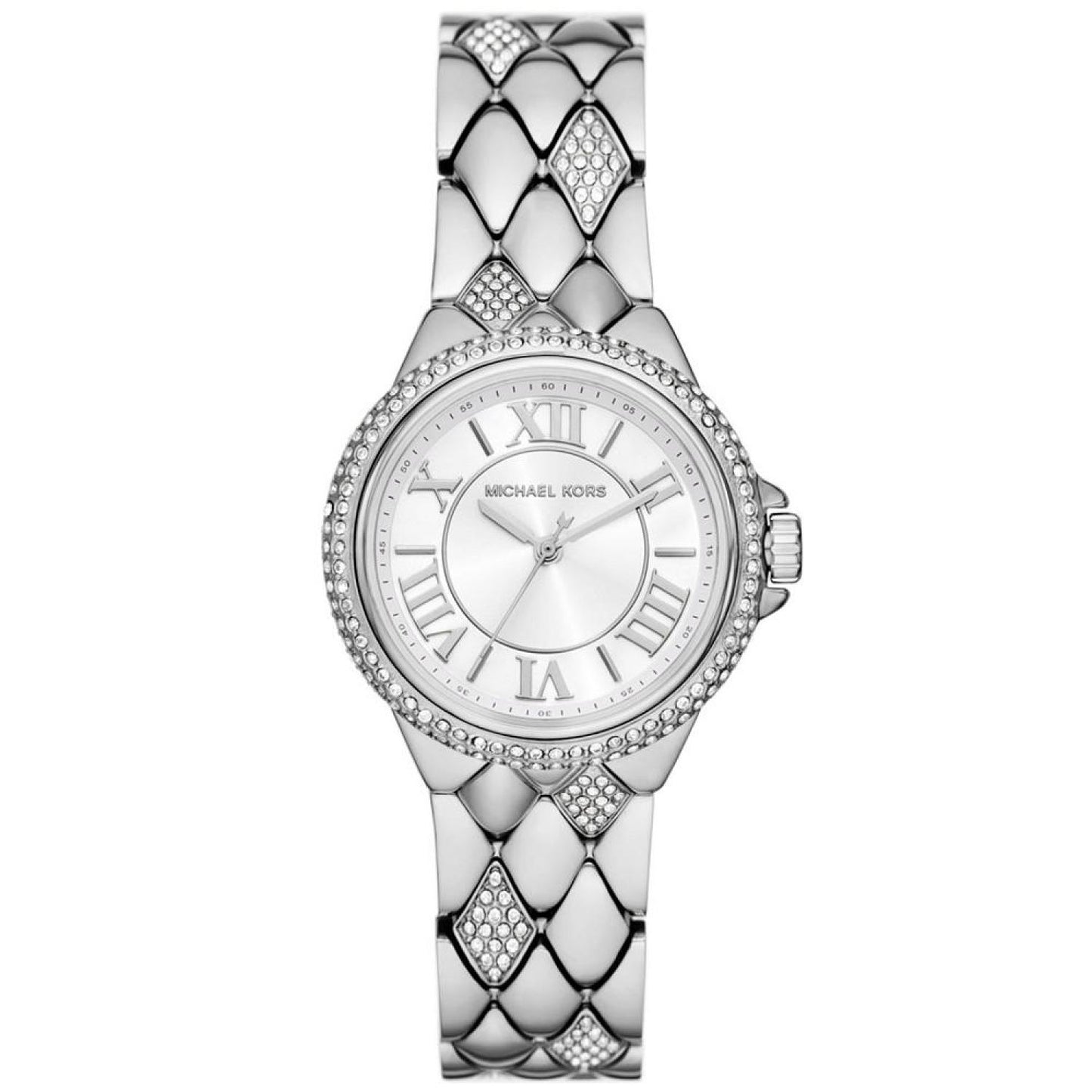 Women's Camille Three-Hand Silver-Tone Stainless Steel Watch 33mm