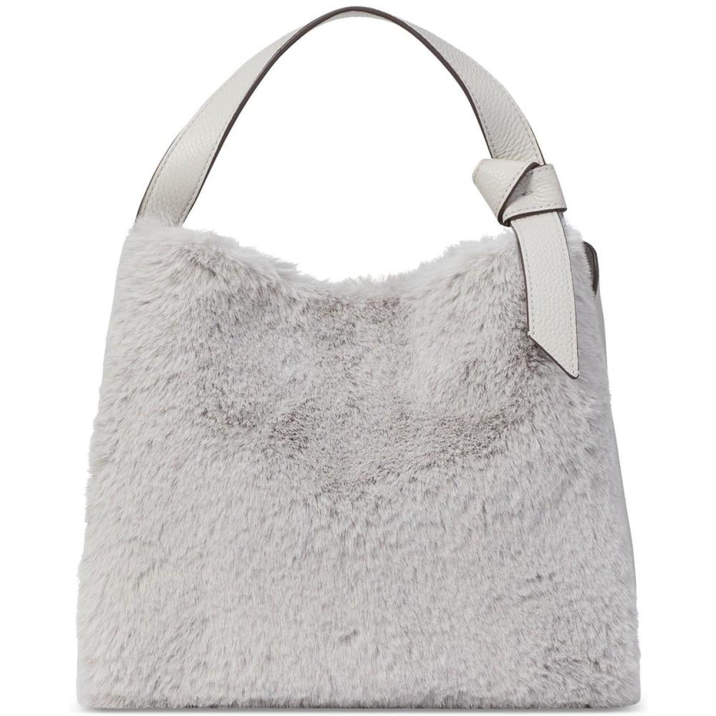 Knott Faux Fur Small Crossbody Tote