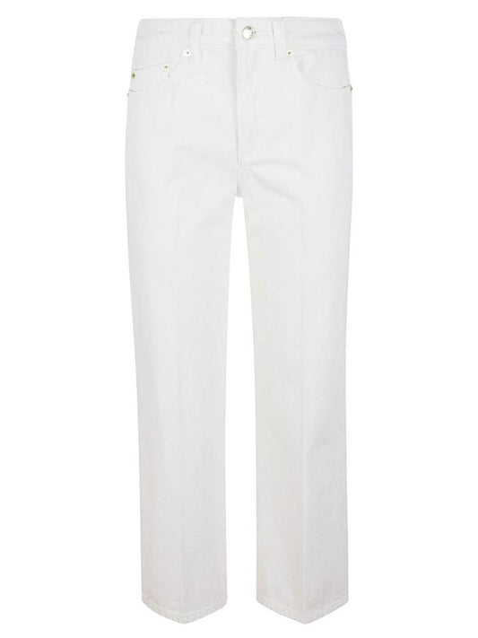 Michael Michael Kors Logo Detailed Straight Leg Jeans